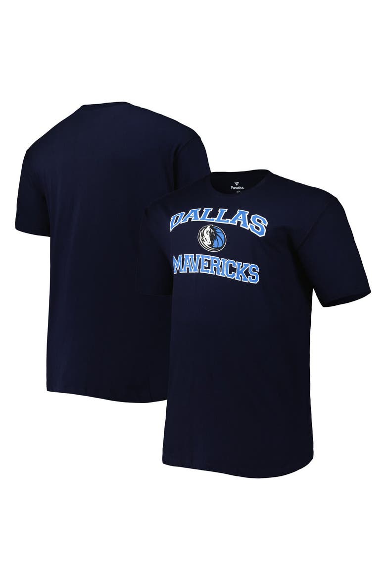 Men's Navy Dallas Mavericks Big & Tall Heart & Soul T-Shirt, Alternate, color, Navy