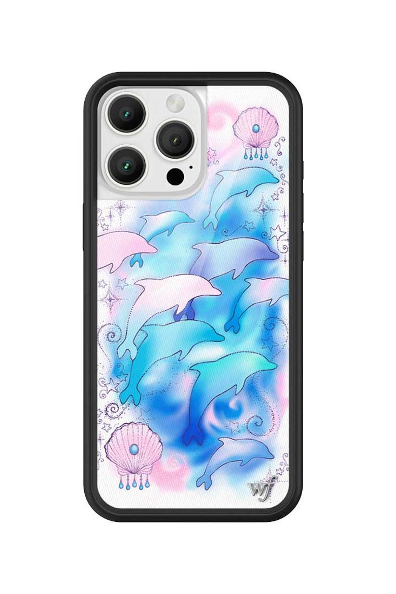 Dolphin Dreams iPhone Case, Alternate, color, White
