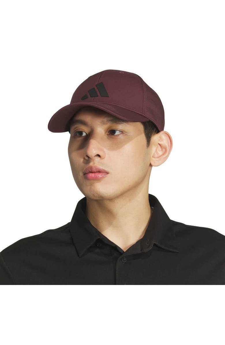 adidas Men's  Burgundy adidas Game Day 4 Flex Hat, Alternate, color, 