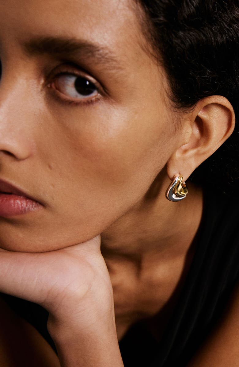 Kloto Raya Drop Earrings, Alternate, color, Silver/Gold