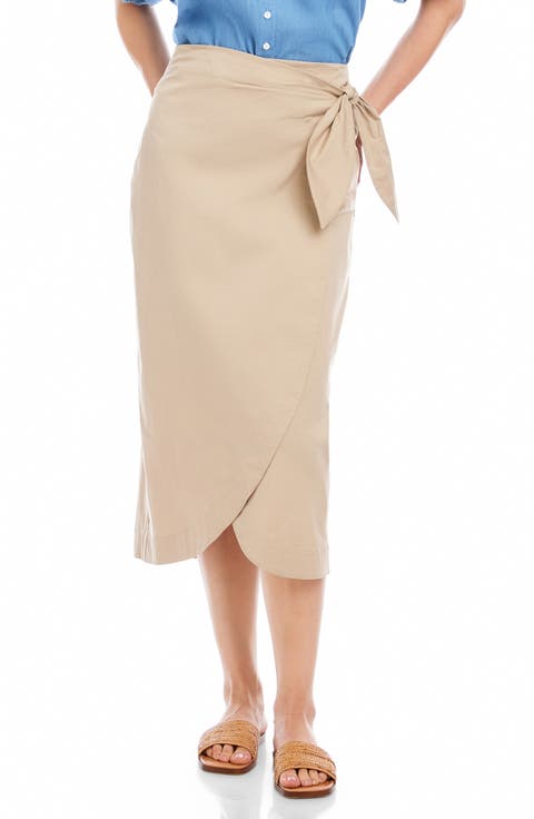 Penelope Wrap Midi Skirt