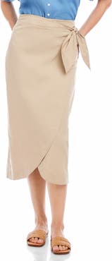 FIFTEEN TWENTY Penelope Wrap Midi Skirt