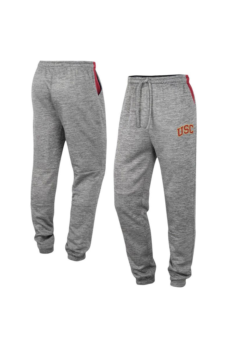 COLOSSEUM Men's Colosseum Gray USC Trojans Worlds to Conquer Sweatpants, Alternate, color,