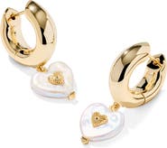 Kendra Scott Sasha Heart Huggie Hoop Earrings