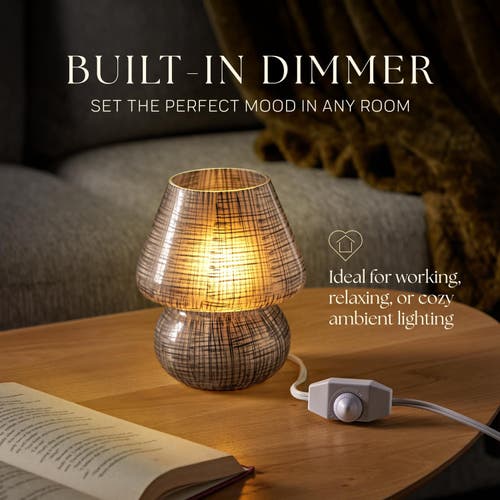 Next Glow Mushroom Led Lamp, Modern Dimmable E26 Socket