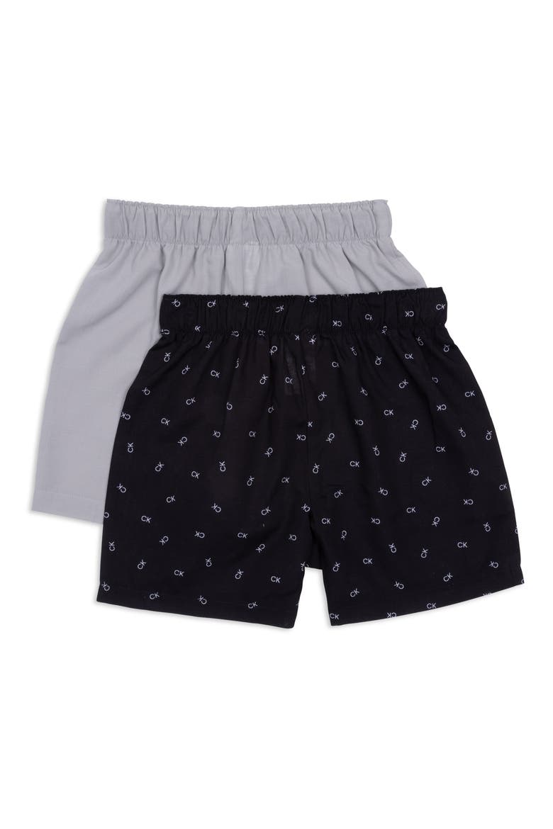 Kids' 2-Pack Assorted Pajama Shorts, Alternate, color, BKCKLG/GAZE