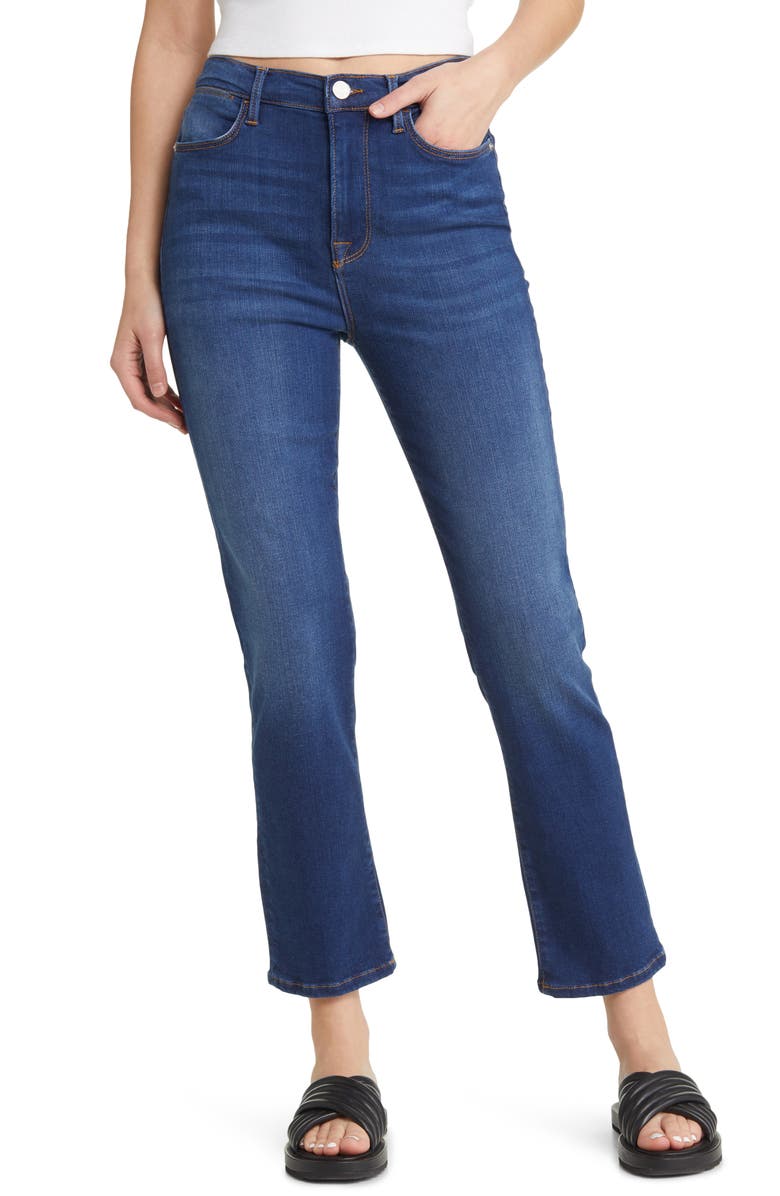 FRAME Le Super High Waist Straight Leg Jeans, Main, color,