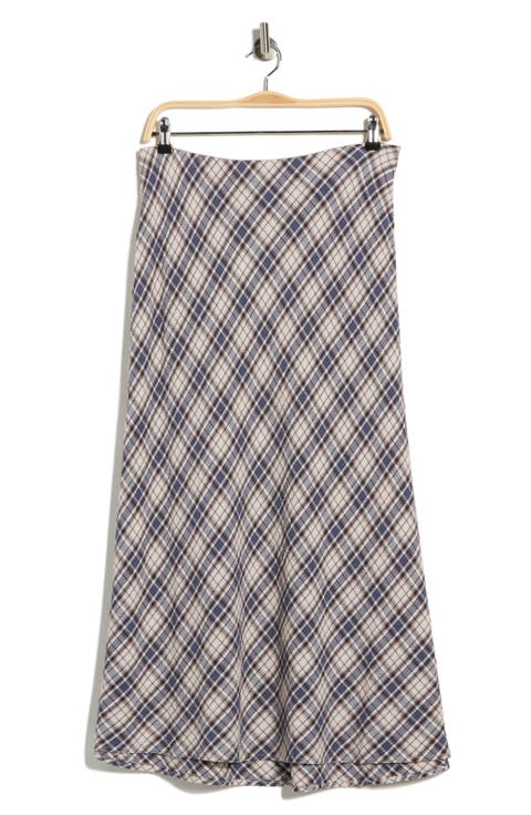 Plaid Maxi Skirt