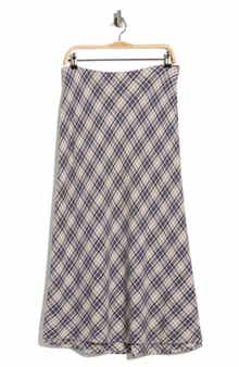 Plaid Maxi Skirt
