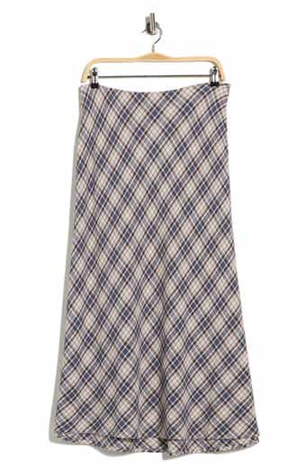 Plaid Maxi Skirt