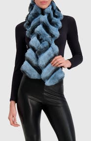 Lyla Grant Fur-Free Chinchilla (Faux Fur) Pull-Through Scarf