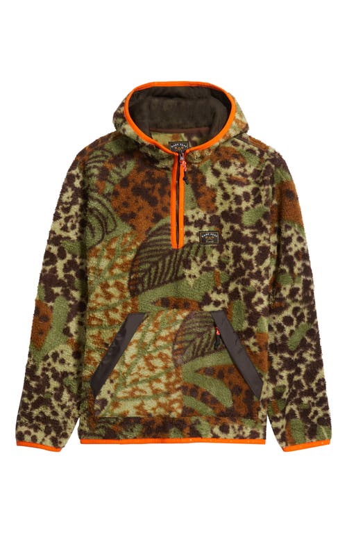 Dark Seas Glendora Camouflage Fleece Hoodie In Multi