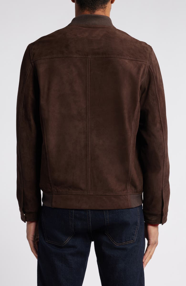 Nordstrom Suede Bomber Jacket, Alternate, color,