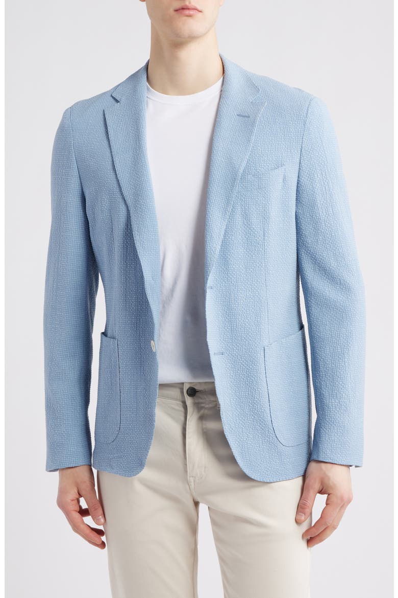 Heston Soft Virgin Wool & Silk Blend Sport Coat, Main, color, LIGHT BLUE