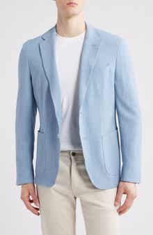 BOSS Heston Soft Virgin Wool & Silk Blend Sport Coat
