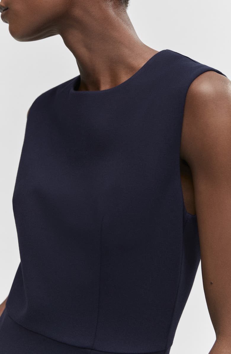 MANGO Sleeveless Sheath Dress, Alternate, color, 