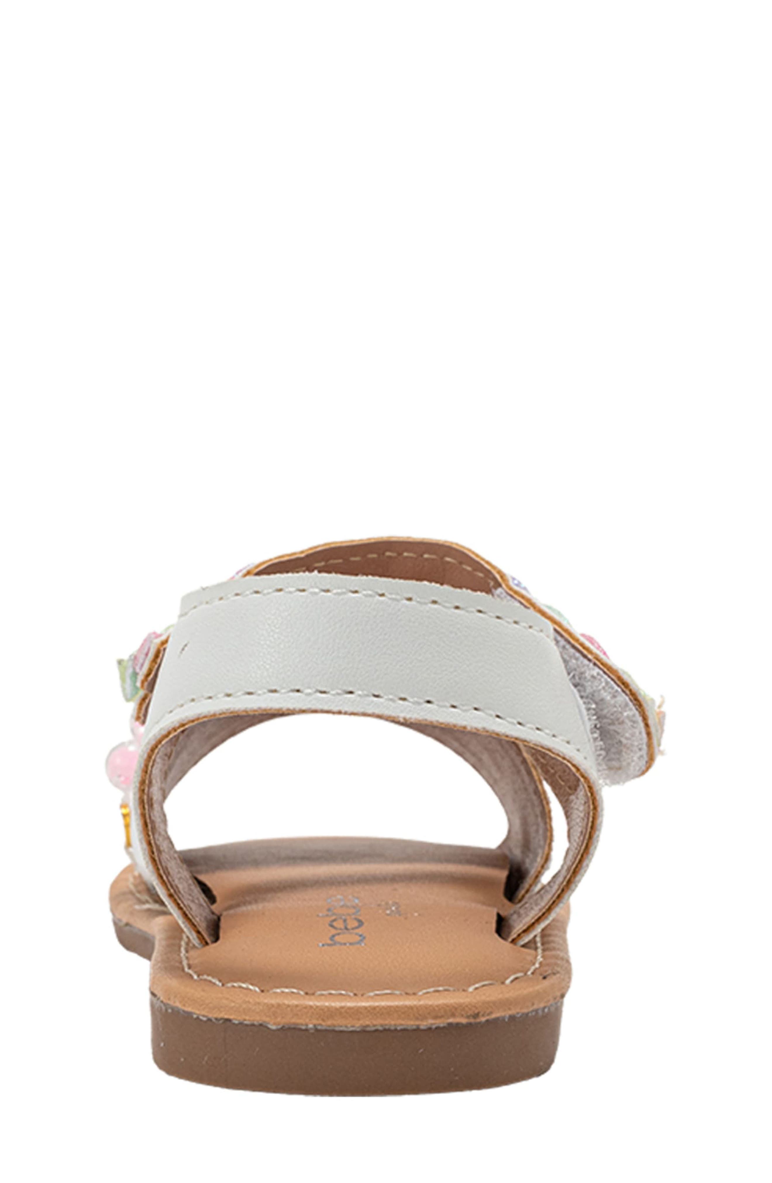 bebe Selah Sandal, Alternate, color, White