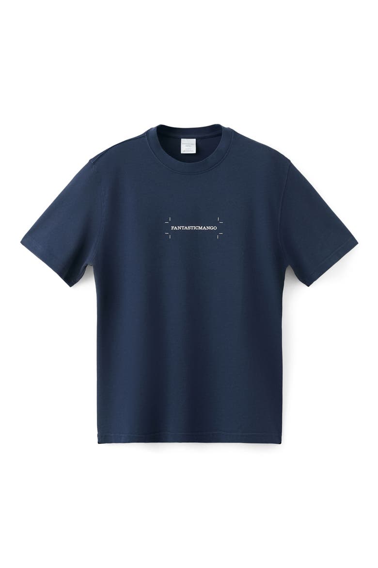 x Fantastic Man Logo Graphic T-Shirt, Alternate, color, INK BLUE