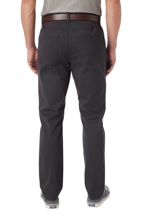 Fair Harbor Horizon Modern Fit Stretch Cotton Blend 5-pocket Pants In Black