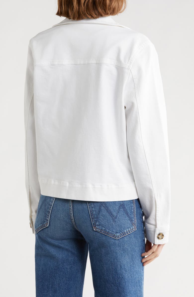 Tommy Bahama Cotton Twill Crop Peacoat, Alternate, color, White