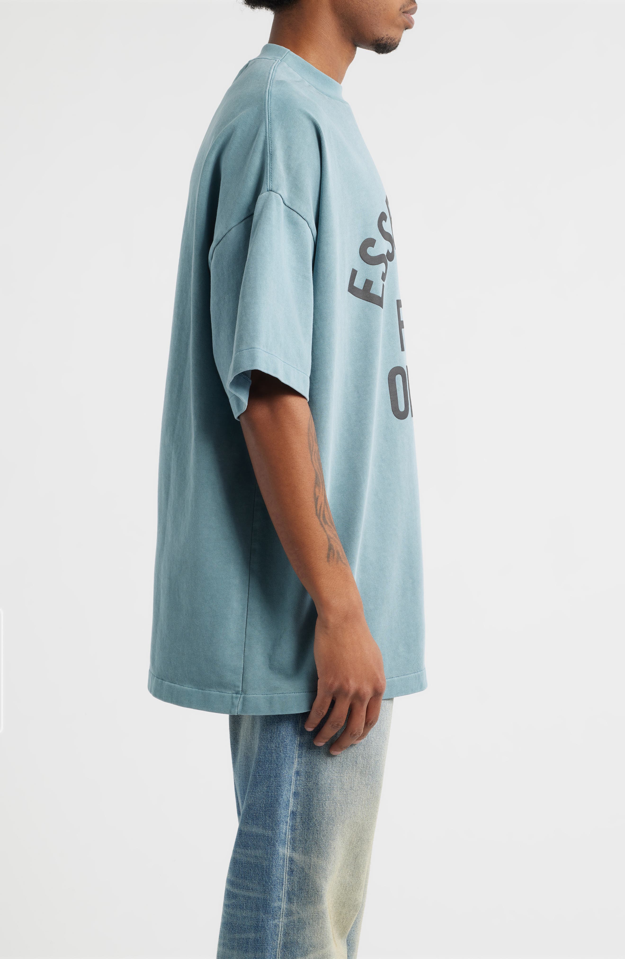 Fear of God Essentials Campus '90s Short Sleeve Logo Graphic T
