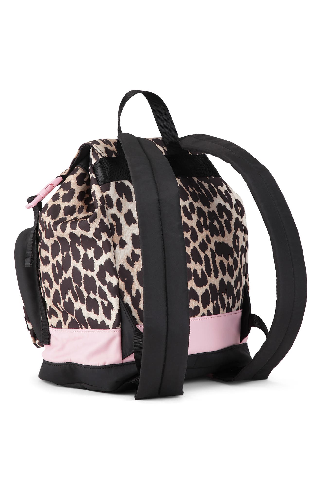 Ganni Small Recycled Polyester Tech Backpack, Alternate, color, 