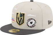 New Era Men's New Era Tan/Black Vegas Golden Knights Localized City Icon 59FIFTY Fitted Hat