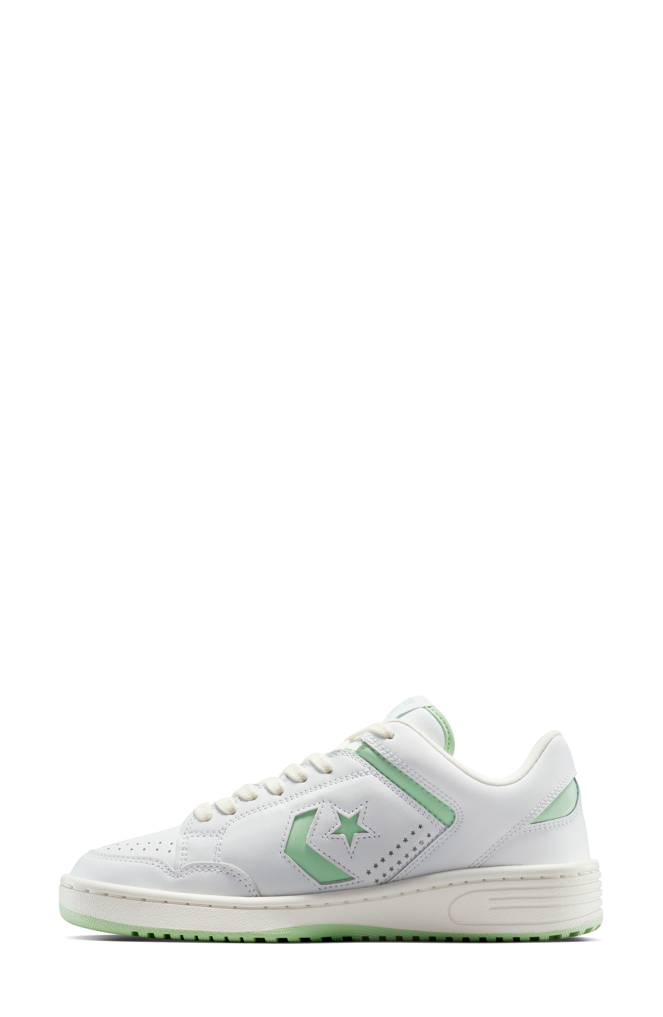 Converse Weapon Oxford Sneaker, Alternate, color, White/ White/ Sour Glow