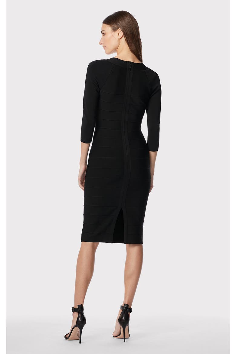 Square Neck Icon Dress, Alternate, color, BLACK