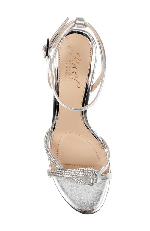 Jewel Badgley Mischka Fiji Ankle Strap Sandal In Multi