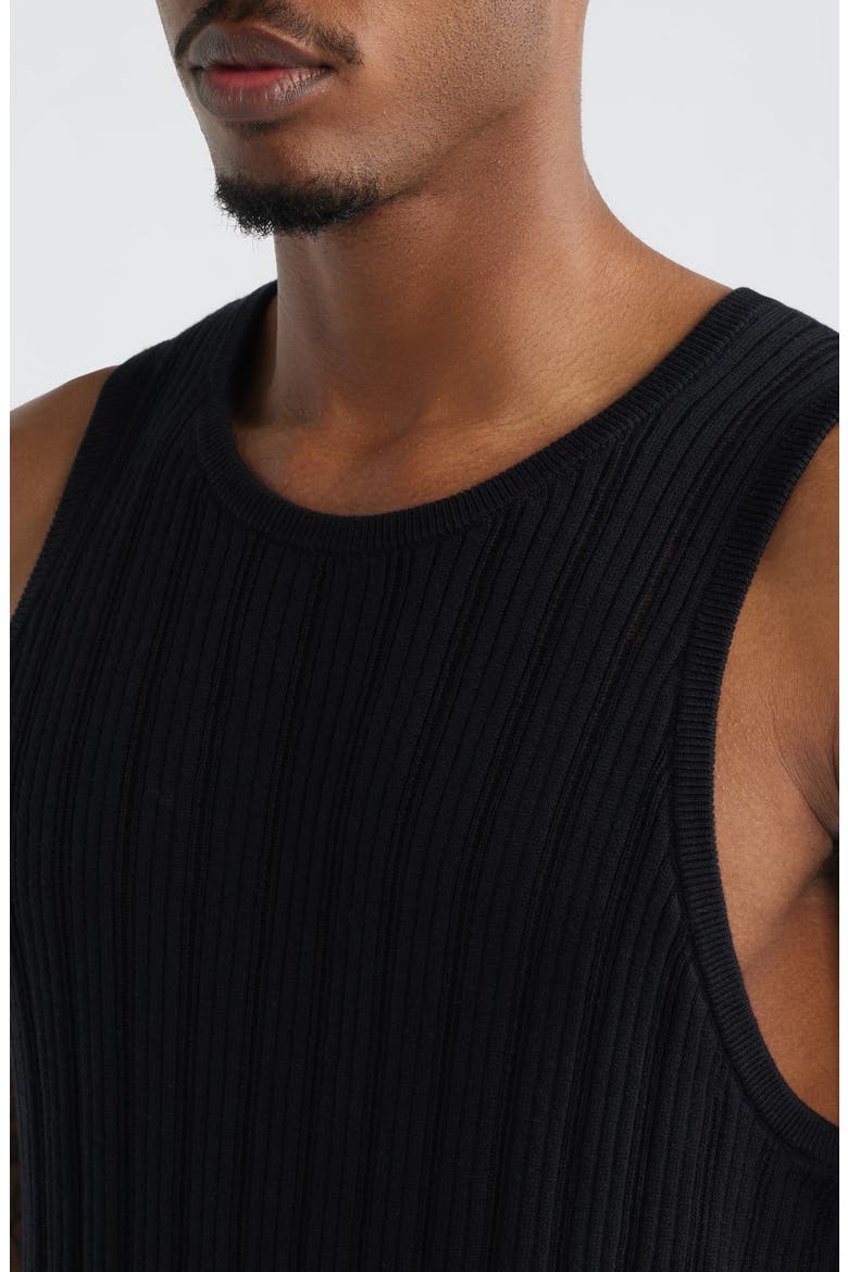 Sweater Tank, Alternate, color, BLACK