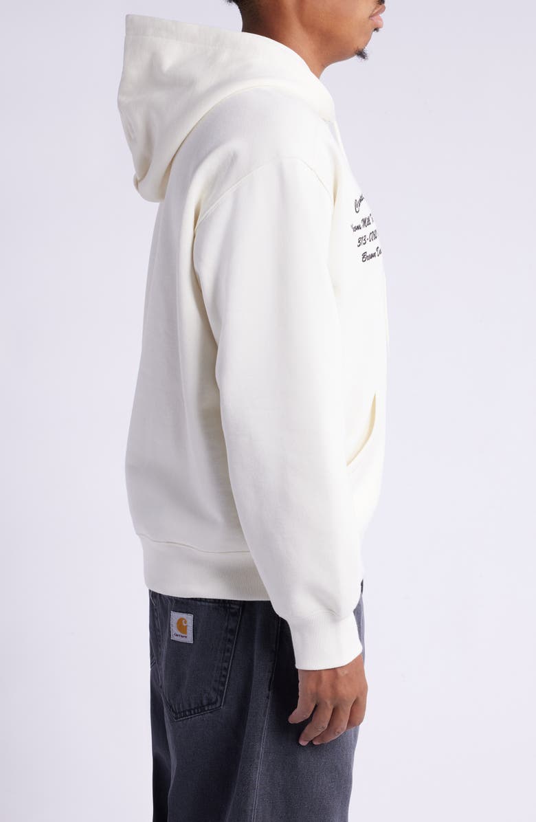 Carhartt Work In Progress Brown Ducks Embroidered Graphic Hoodie, Alternate, color, 