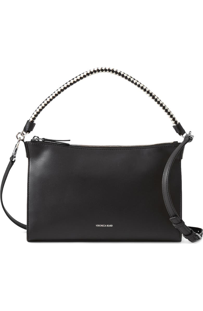 Veronica Beard Small Vida Shoulder Bag, Main, color, Black