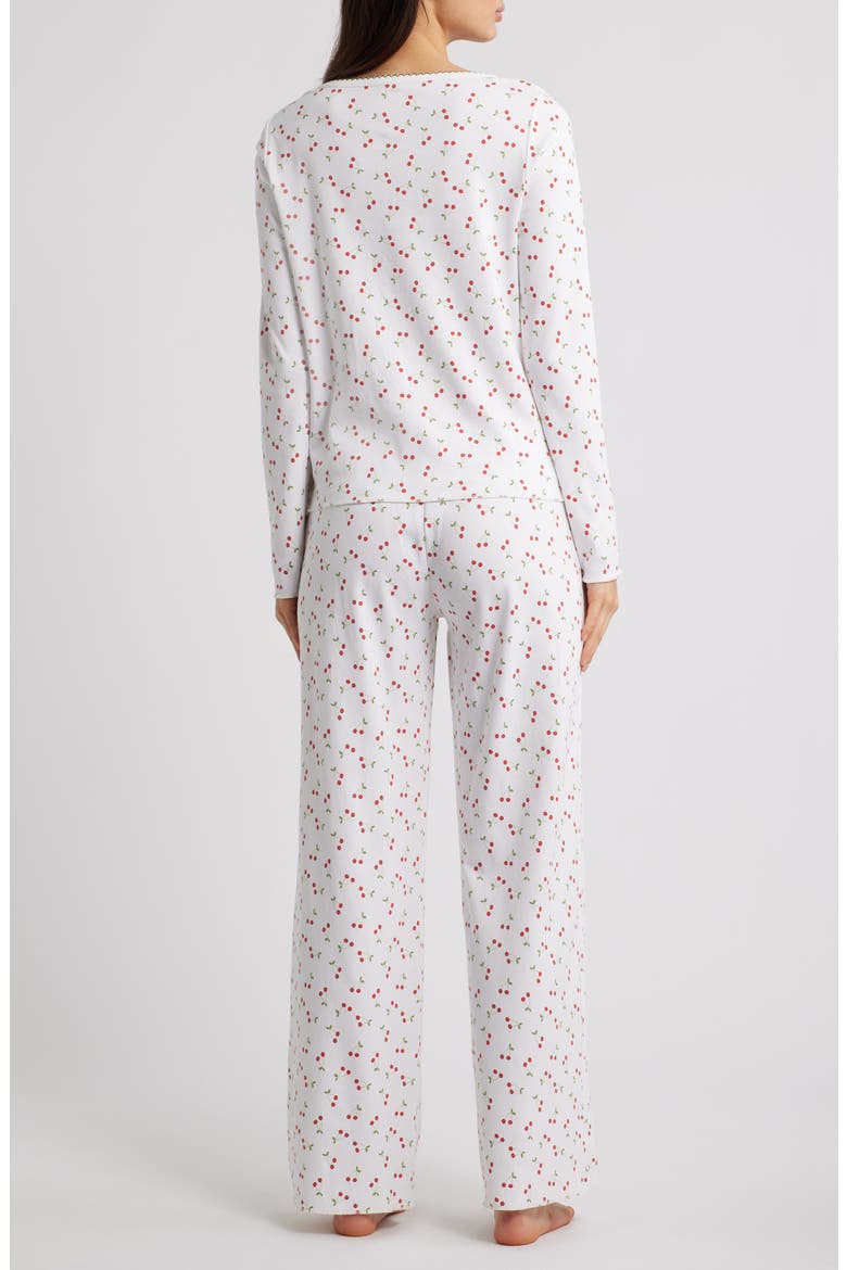 Ellie Cherry Pie Pima Cotton Pajamas, Alternate, color, CHERRY PIE