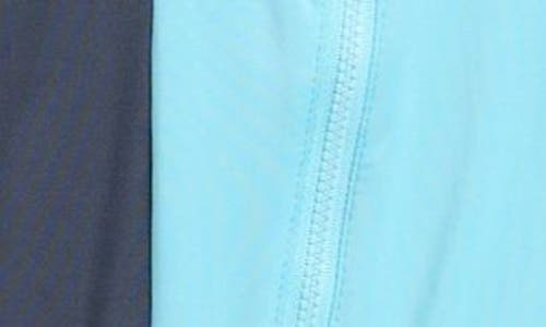 Volcom One-piece Rashguard & Hat Set In Aqua