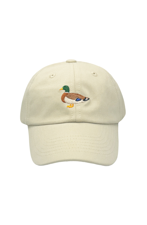 Bits & Bows Mallard Duck Twill Baseball Hat In Brown