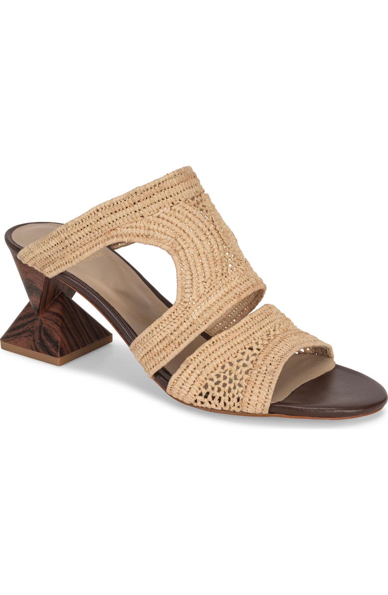 Chris Donovan Footwear Glade Sandal, Alternate, color, Natural Raffia