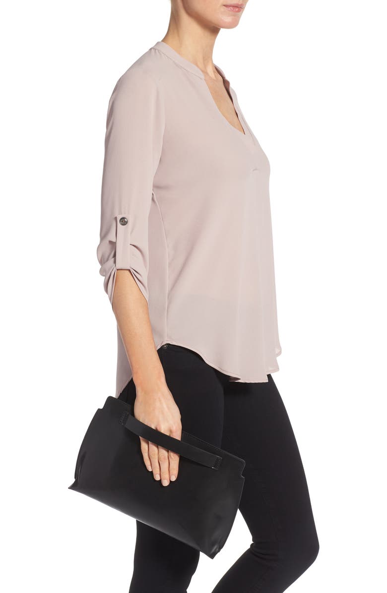 BP. Faux Leather Clutch, Alternate, color,