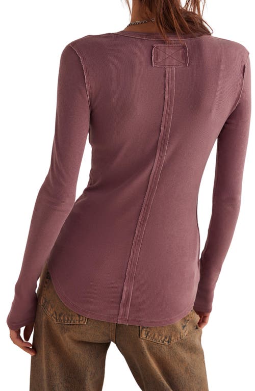 Free People Jamie Henley Top In Red Bark