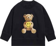 Palm Angels Kids' Smiley Bear Graphic Sweatshirt