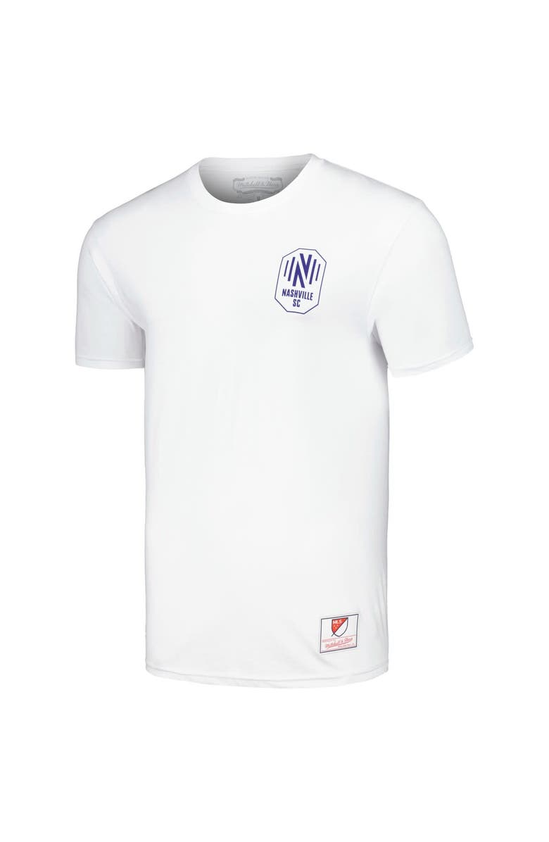 Mitchell & Ness Men's Mitchell & Ness White Nashville SC 615 T-Shirt, Alternate, color, White