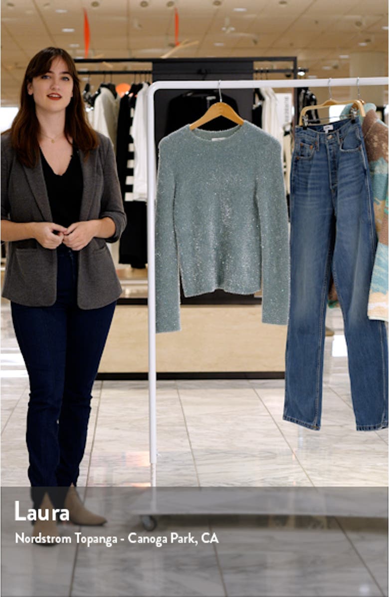 Eyelash Metallic Sweater, sales video thumbnail