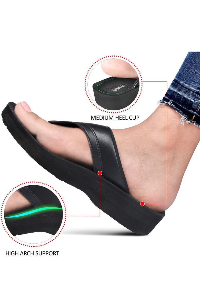 AEROTHOTIC Ostrayas Sandal, Alternate, color, Black