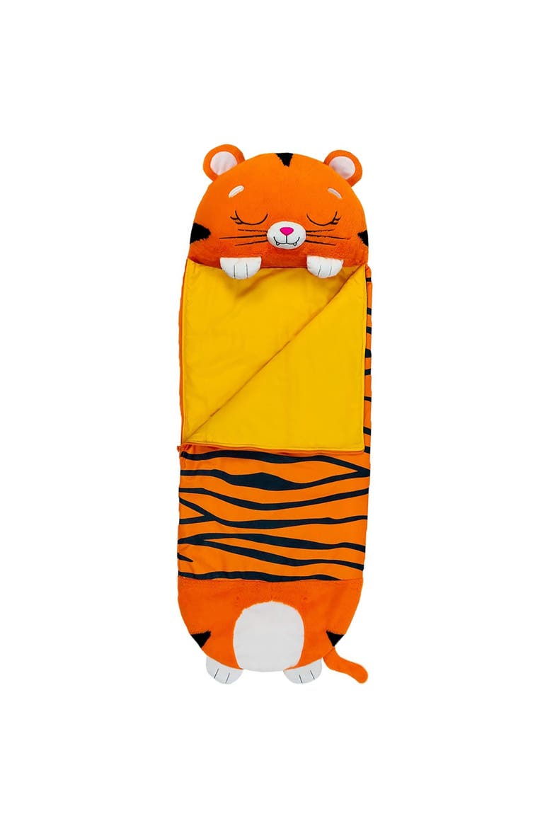 Pillow & Sleepy Sack Large Tiger Tobi, 66 inch x 30 inch, Main, color, Orange