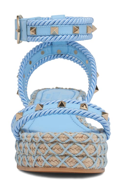 Valentino Garavani Rockstud Espadrille Wedge Sandal
