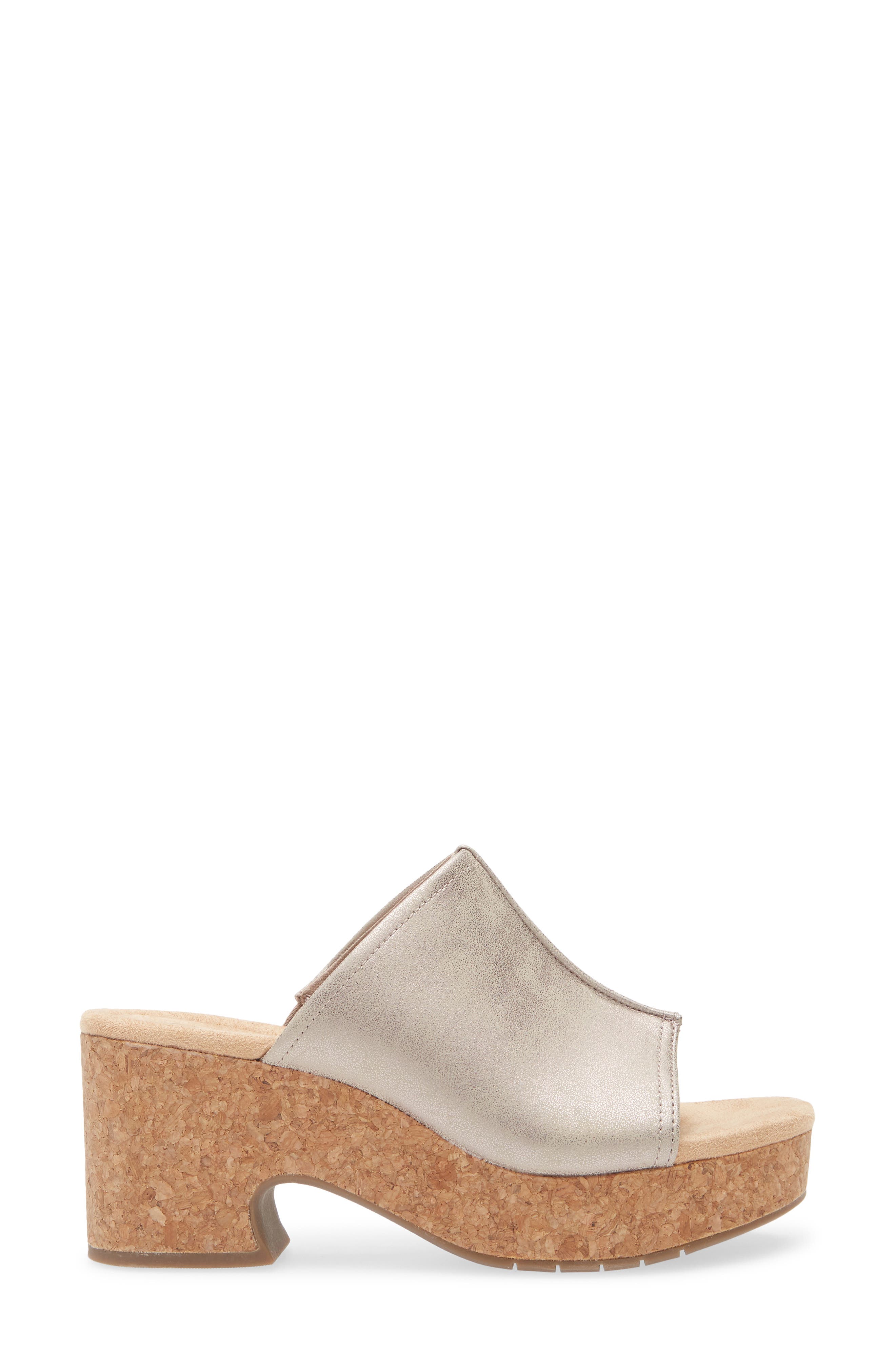 Nerisa Vina Platform Sandal, Alternate, color, TAUPE METALLIC
