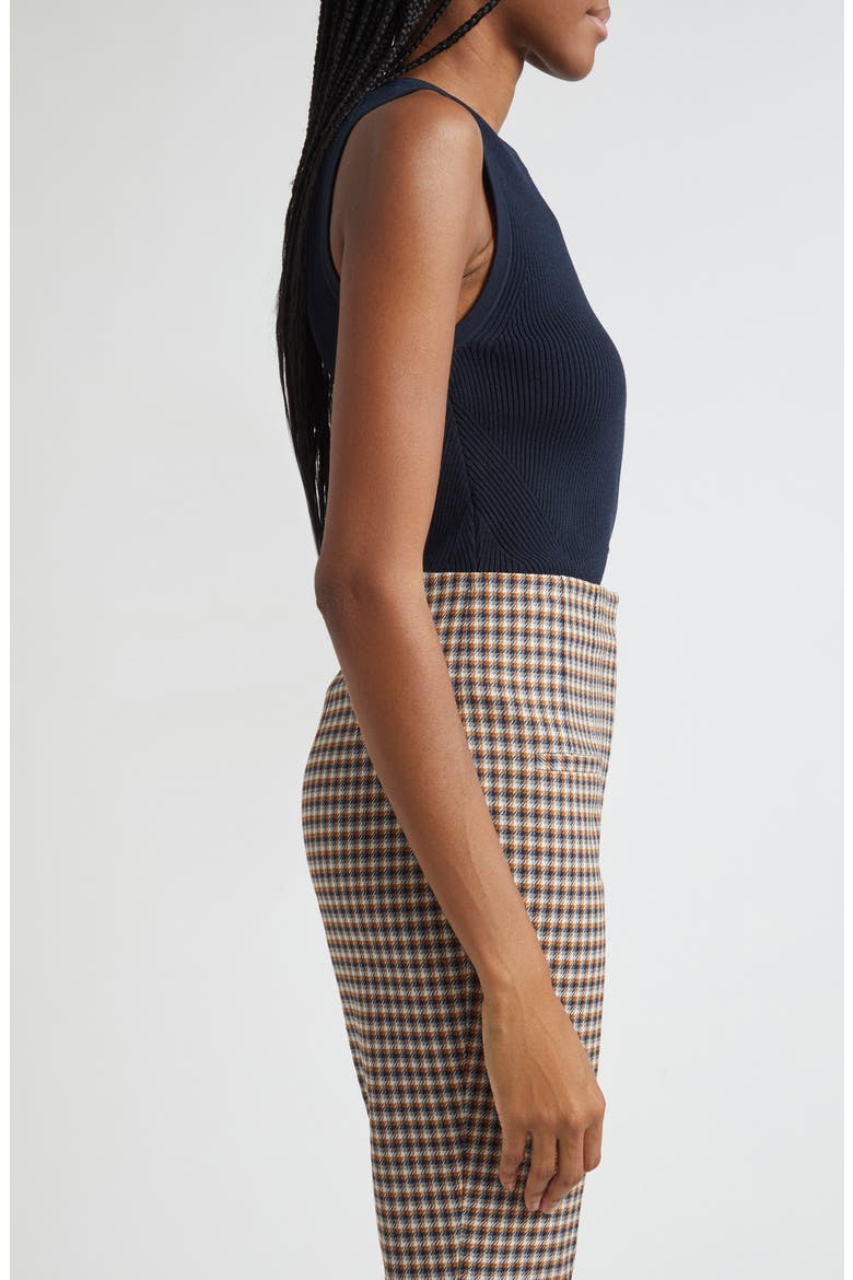Rib Sweater Tank, Alternate, color, NAVY