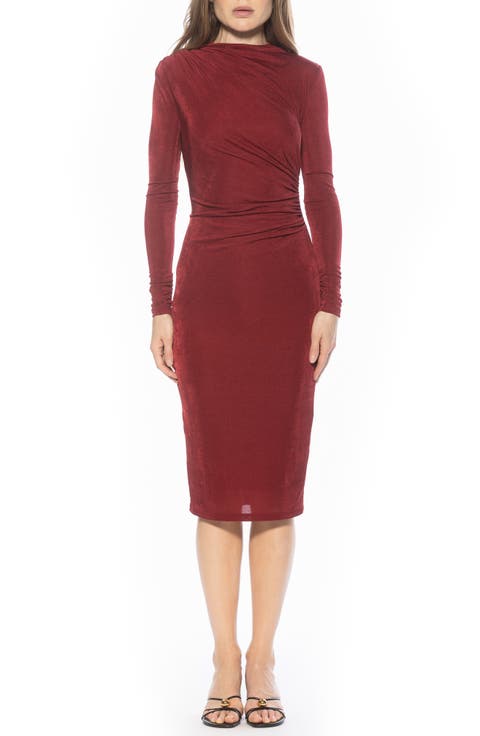 Kim Bodycon Long Sleeve Midi Dress