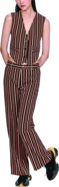 Anna Sui Pinstripe Pants