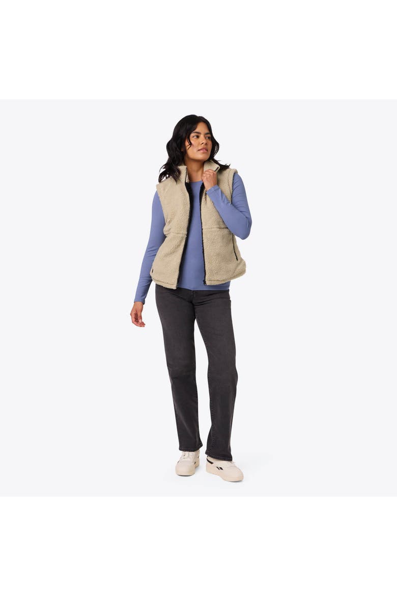 Upland Heated High-Pile Fleece Vest, Alternate, color, Coffee